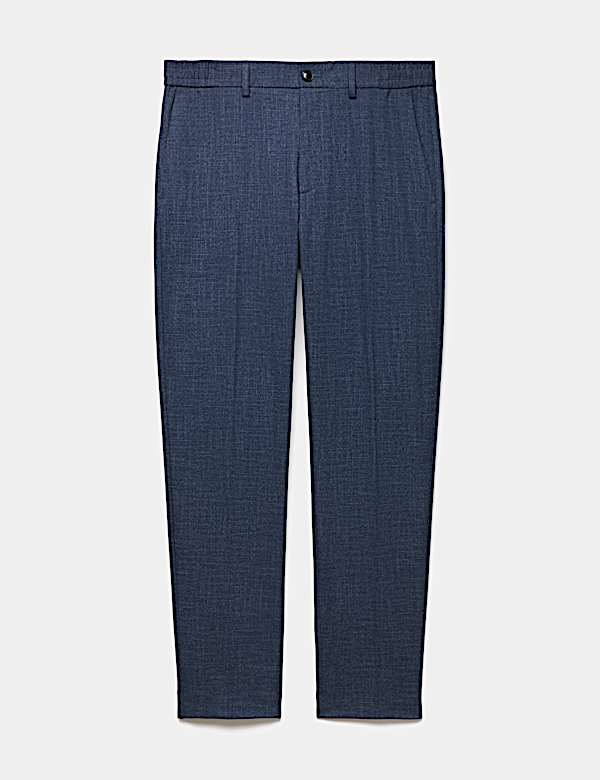 Tailored Fit Flannel Smart Trousers - IL
