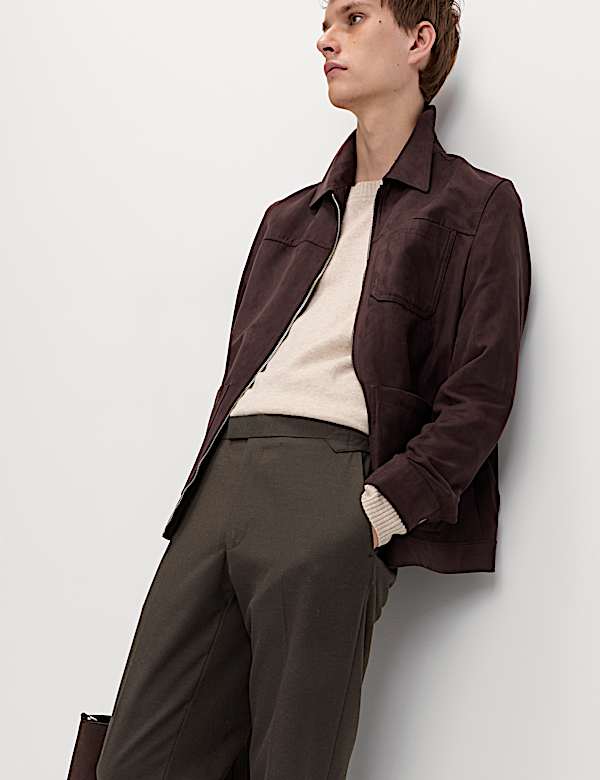 Warm Handle Twill Side Adjuster Trousers - FR
