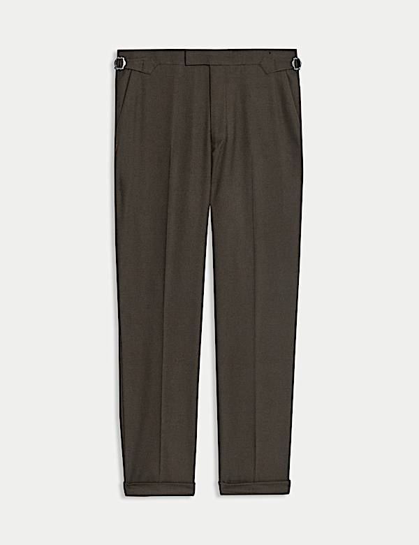 Warm Handle Twill Side Adjuster Trousers - FR