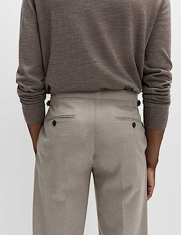 מכנסיים מבד טוויל מחמם עם רצועת התאמה בצד - IL