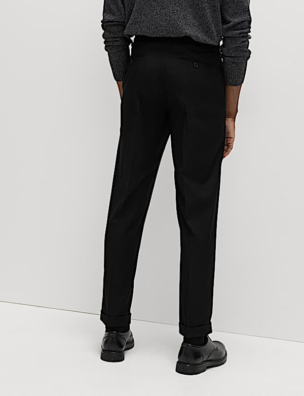 Warm Handle Twill Side Adjuster Trousers - BN