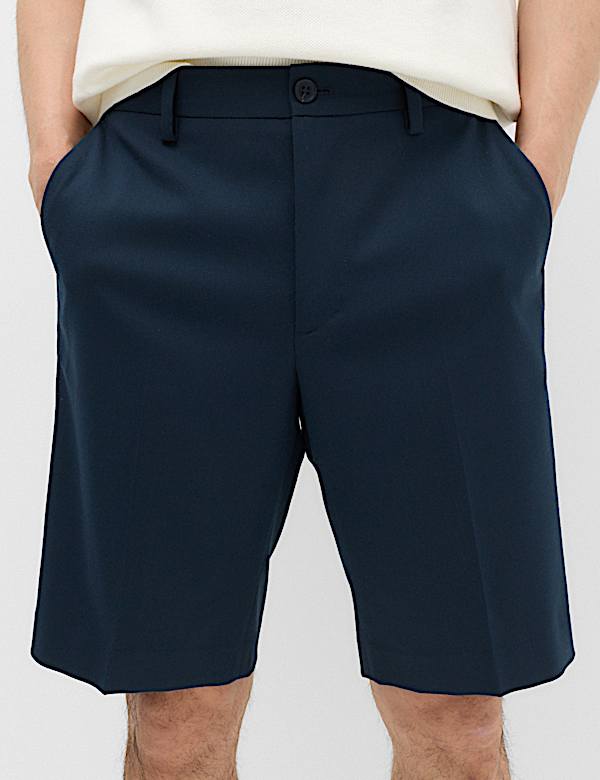 Regular Fit Smart Twill Shorts - CH