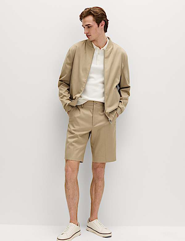 Regular Fit Smart Twill Shorts - DE