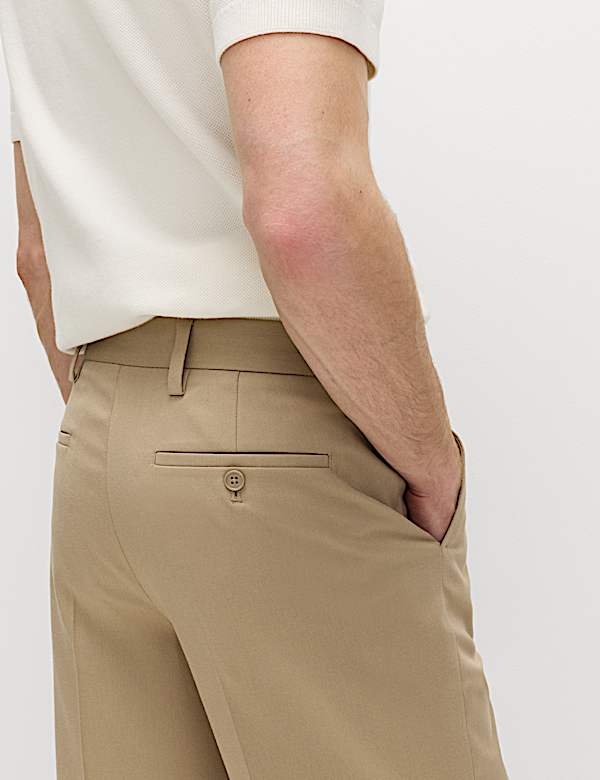Regular Fit Smart Twill Shorts - DE
