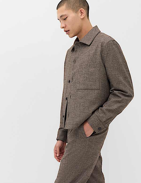 Textured Boxy Overshirt - MV