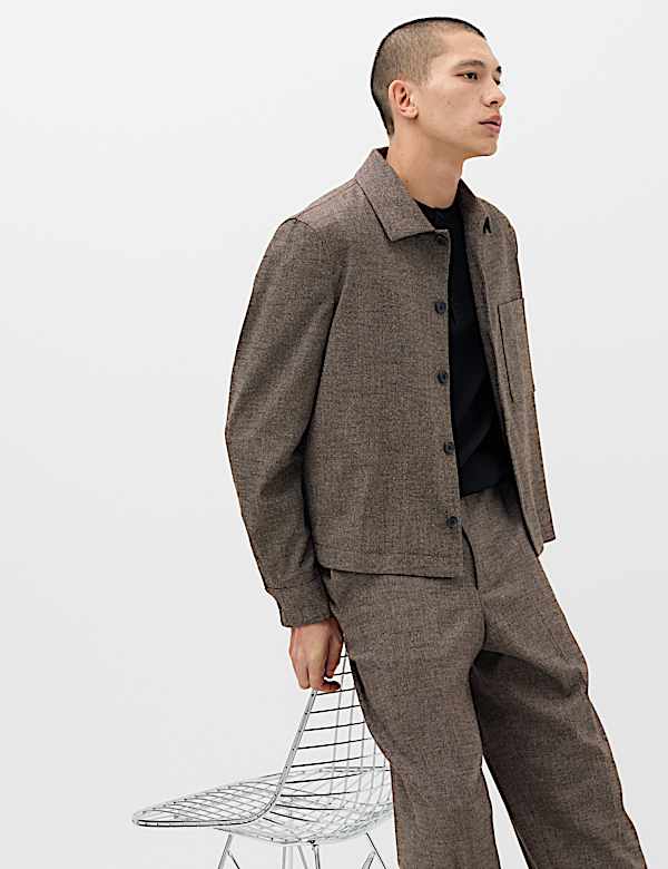 Textured Boxy Overshirt - MV