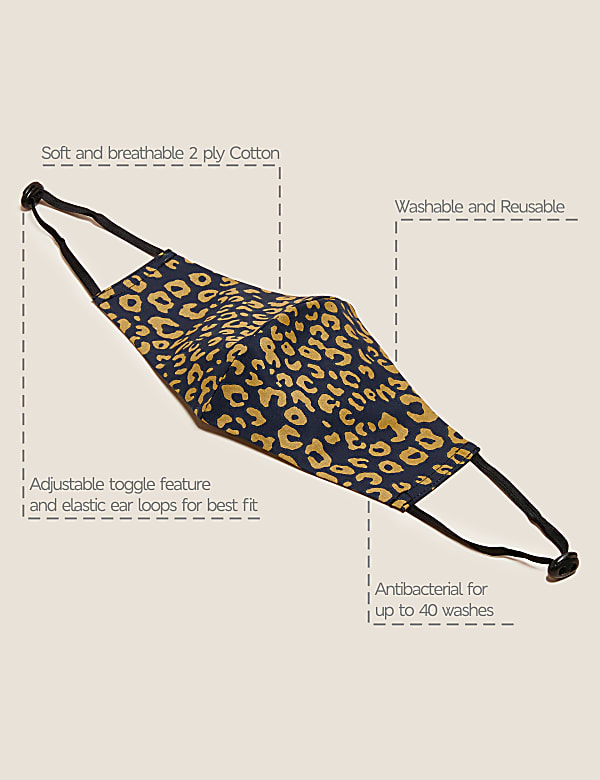 Lot de 5&nbsp;masques ajustables et réutilisables pour adultes - CH