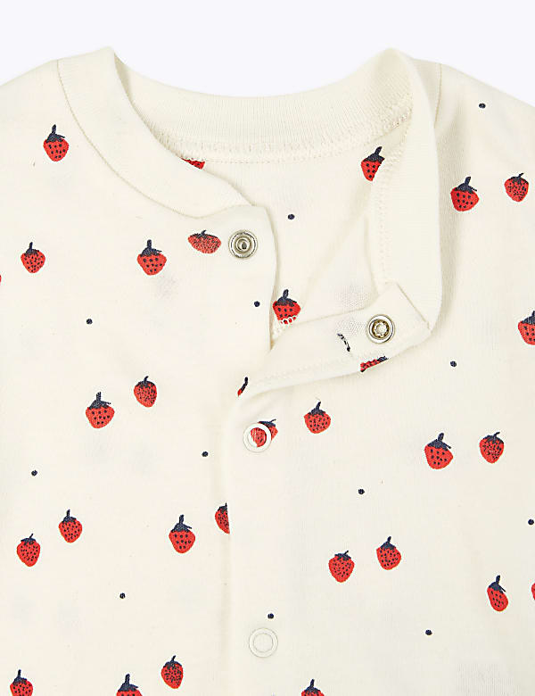 3 Pack Organic Cotton Sleepsuits