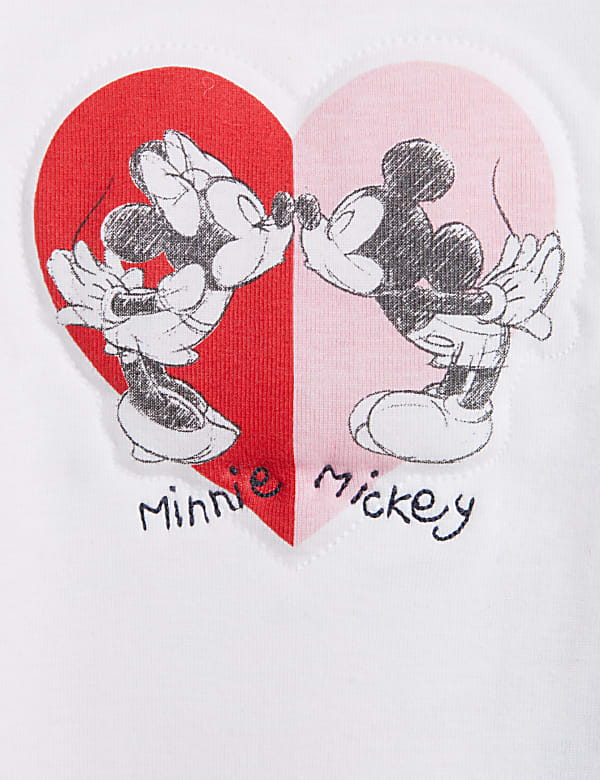 2pk Pure Cotton Minnie Mouse™ Sleepsuits (0-3 Yrs)