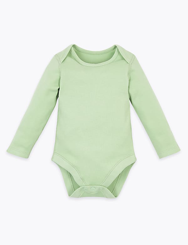5 Pack Organic Cotton Nature Bodysuits (6&frac12;lbs-3 Yrs)