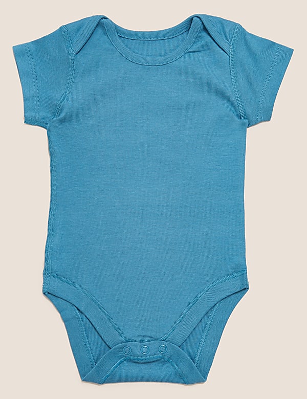 5pk Organic Cotton Bodysuits (0-3 Yrs)