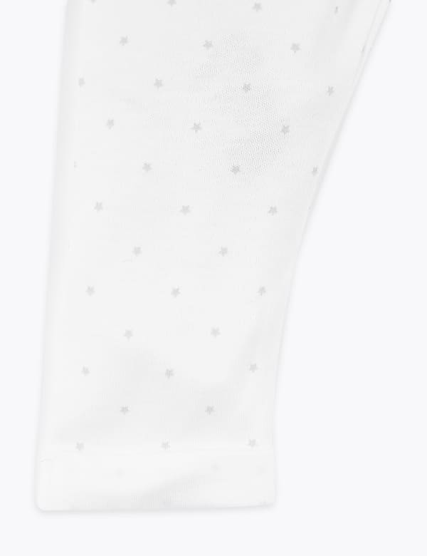 Organic Cotton Star Design Leggings (7lbs-12 Mths)