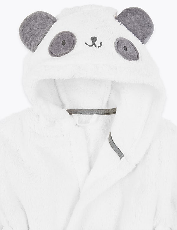 Cotton Panda Hooded Robe (0-3 Yrs)