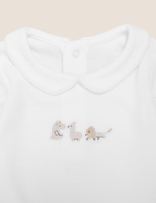 Organic Cotton Animal Sleepsuit