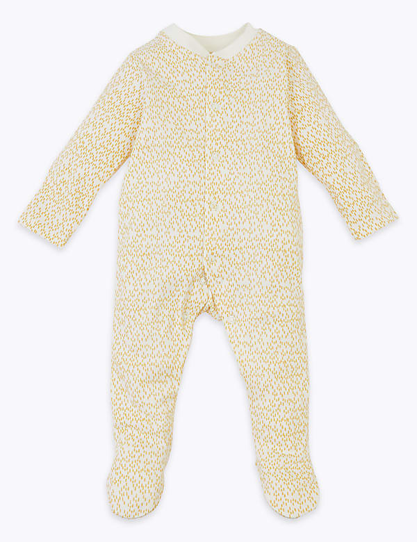 3 Pack Cotton Farmyard Sleepsuits