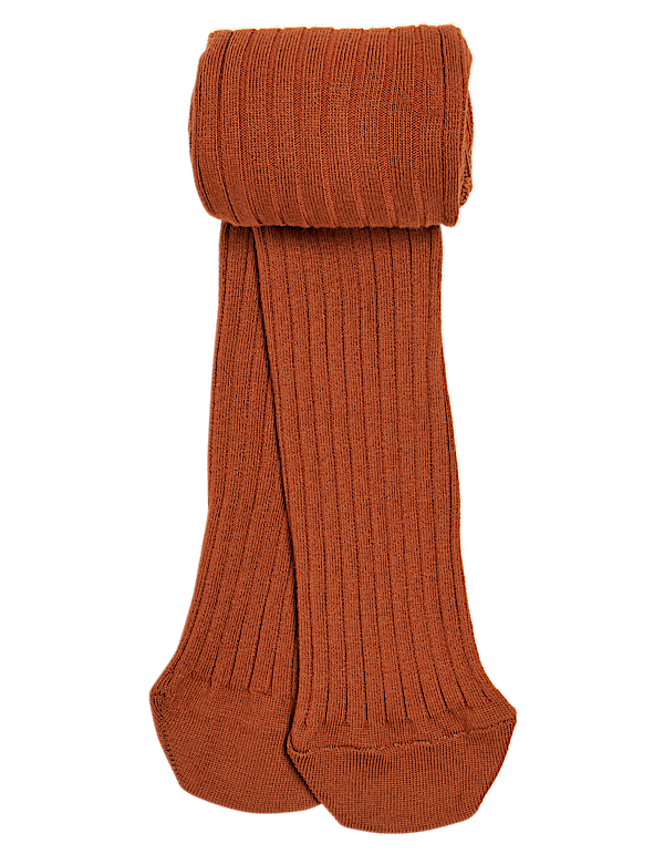 Cotton Ribbed Tights (2-14 Yrs)