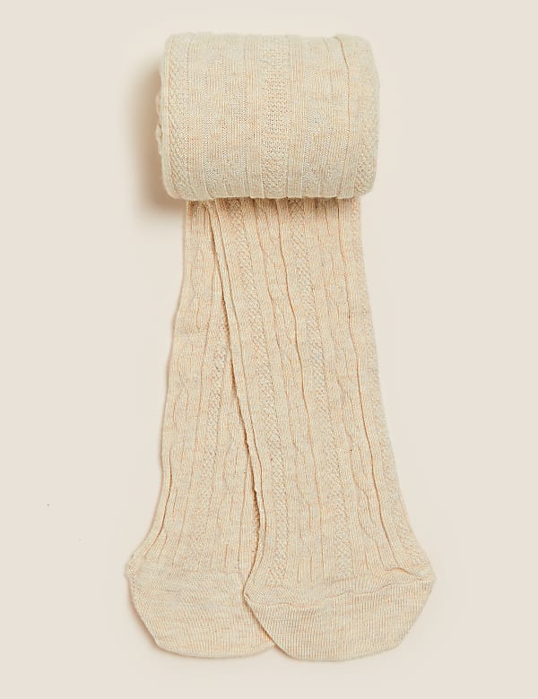 Cotton Cable Tights (2-14 Yrs)