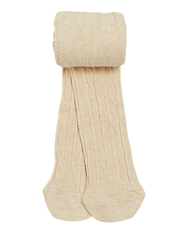 Cotton Cable Tights (2-14 Yrs)