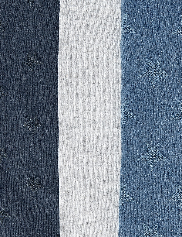 3pk Cotton Tights (2-14 Yrs)