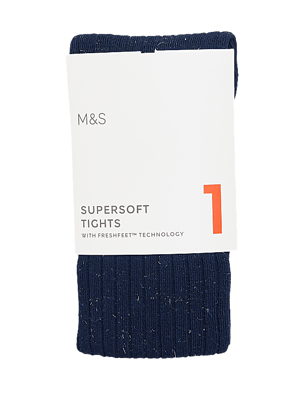 Supersoft Ribbed Tights (2-14 Yrs)