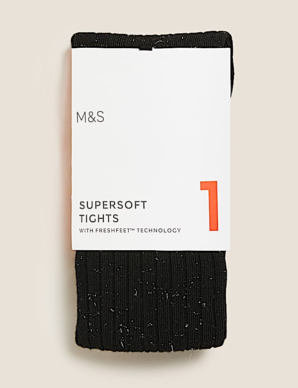 Supersoft Ribbed Tights (2-14 Yrs)