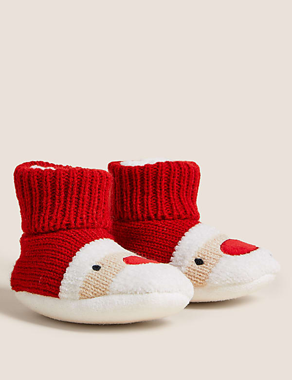 Santa Booties (0-24 Mths)
