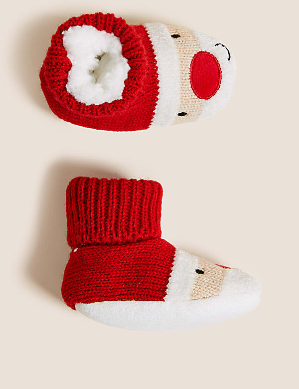 Santa Booties (0-24 Mths)