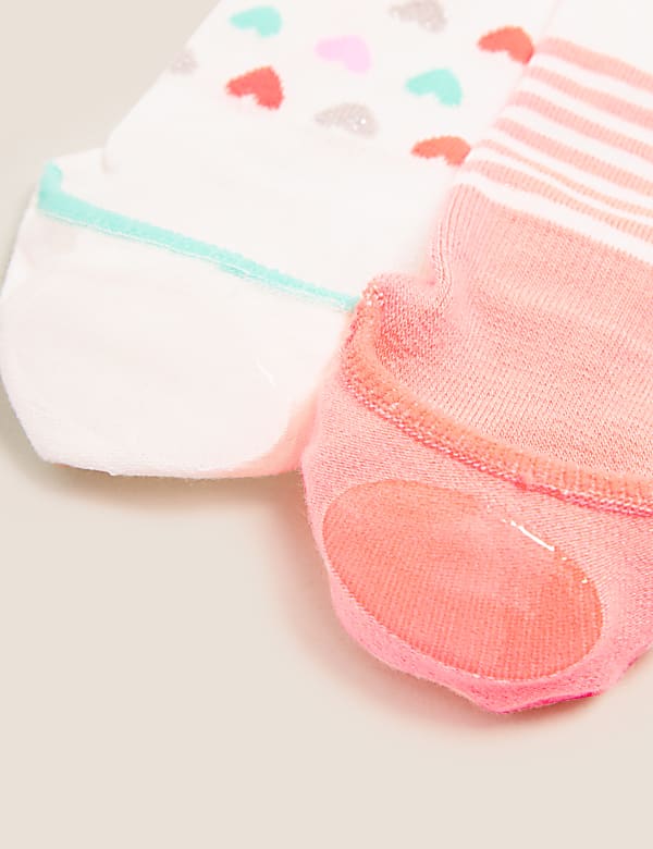 5pk Cotton Unicorn Trainer Liner Socks