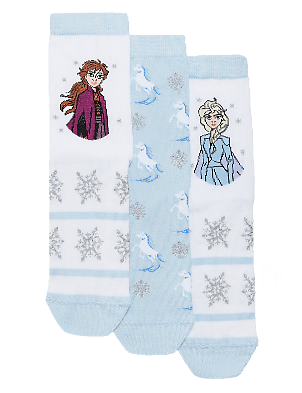 3pk Cotton Rich Frozen 2™ Socks