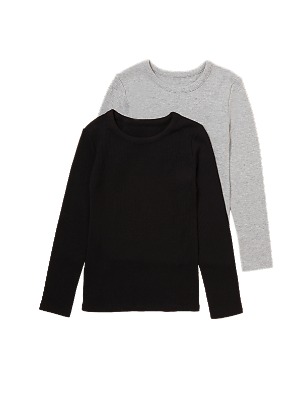 2pk Thermal Cotton Blend Vests