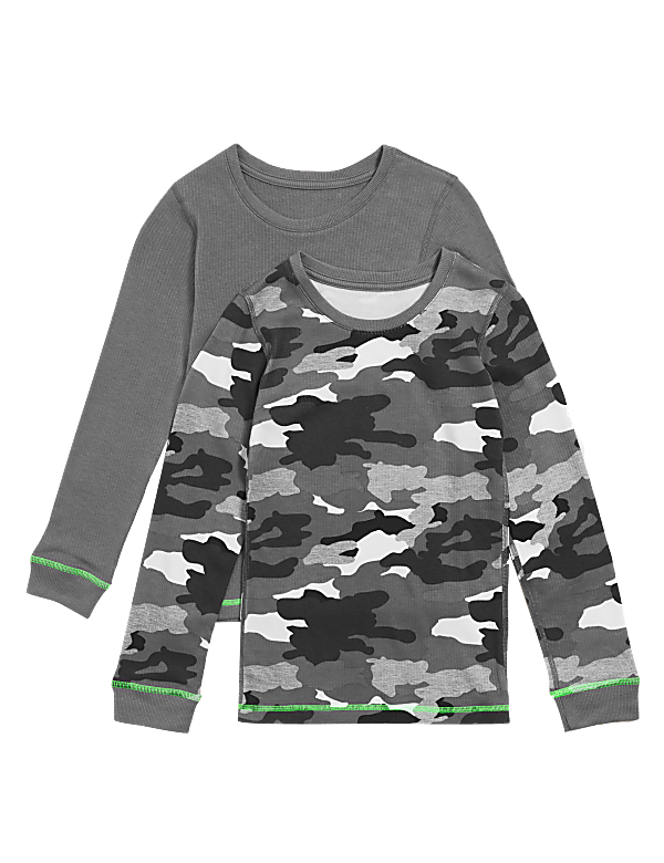 2pk Thermal Camo Vests (2-16 Yrs)