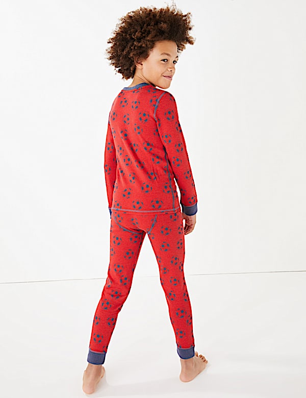Football Print Thermal Set (18 Months - 16 Years)
