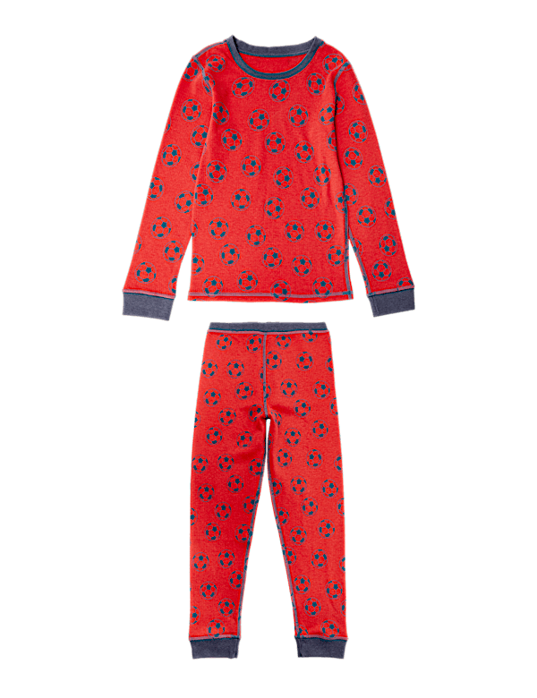 Football Print Thermal Set (18 Months - 16 Years)