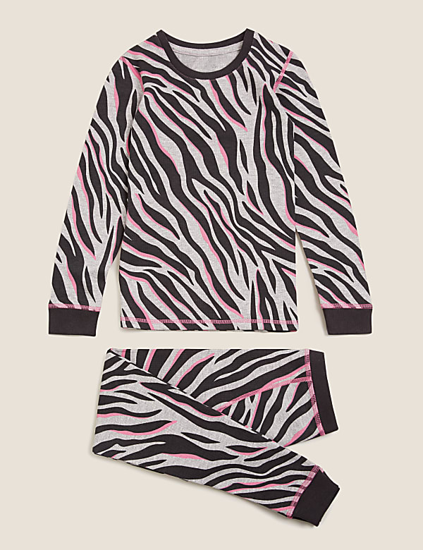 Thermal Cotton Zebra Set (6-16 Yrs)