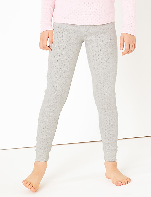 Pointelle Thermal Leggings