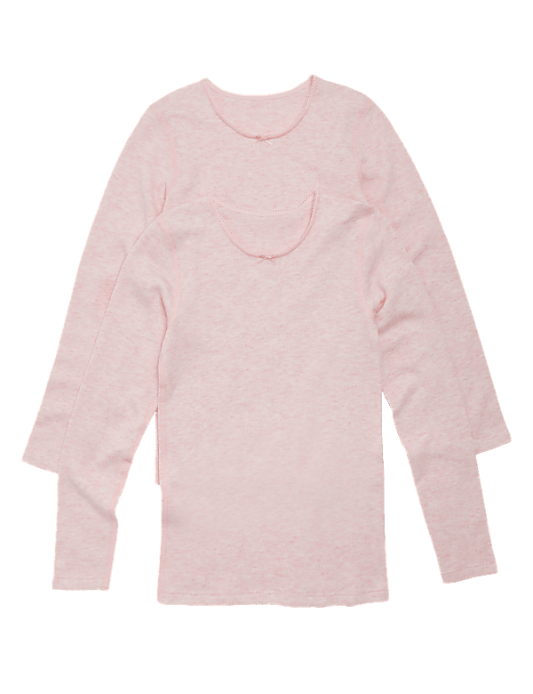 2pk Thermal Cotton Vests (2-16 Yrs)