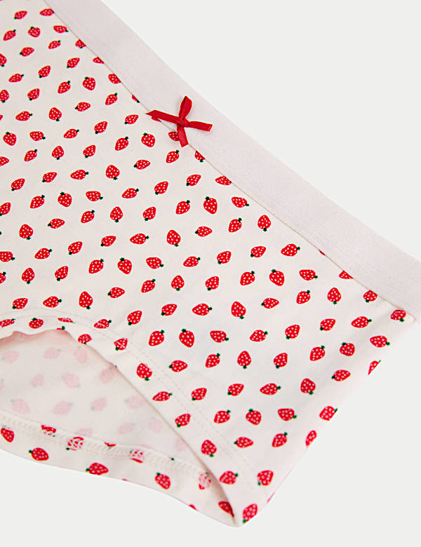 10 Pack Cotton Rich Strawberry Shorts (5-16 Yrs)