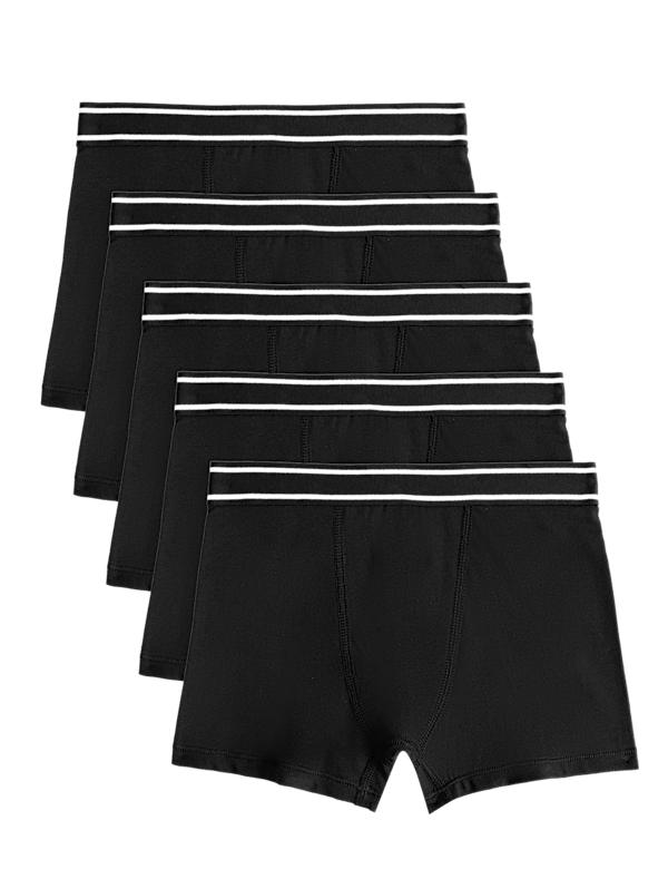 5 Pack Cotton with Stretch Trunks (5-16 Yrs)