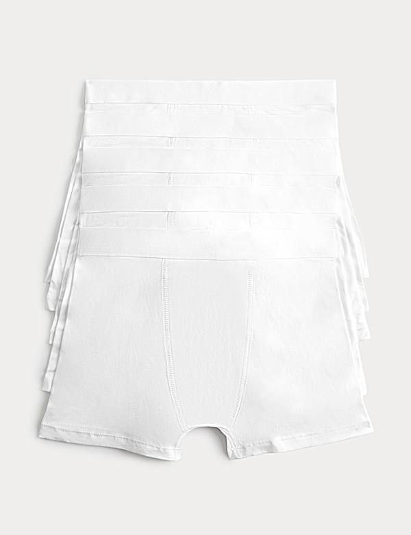 5 Pack Cotton Stretch Trunks (5-16 Yrs)