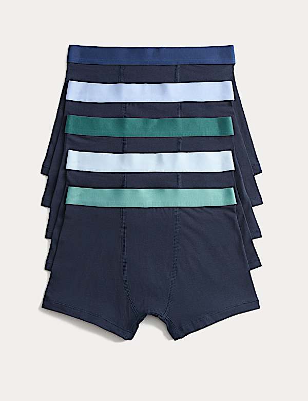 Set van 5 katoenrijke boxershorts (5-16 jaar) - BE