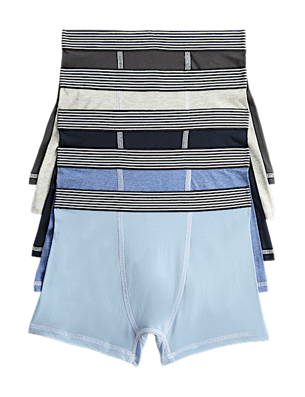 5 Pack Cotton Rich Nautical Trunks (5-16 Yrs)