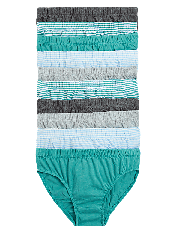 10pk Pure Cotton Briefs (2-16 Yrs)