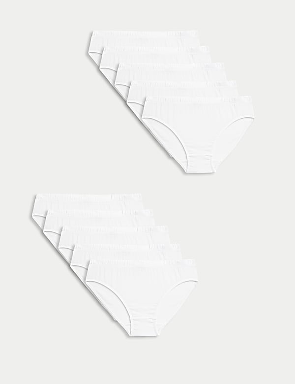 10pk Pure Cotton Briefs (2-14 Years) - DE