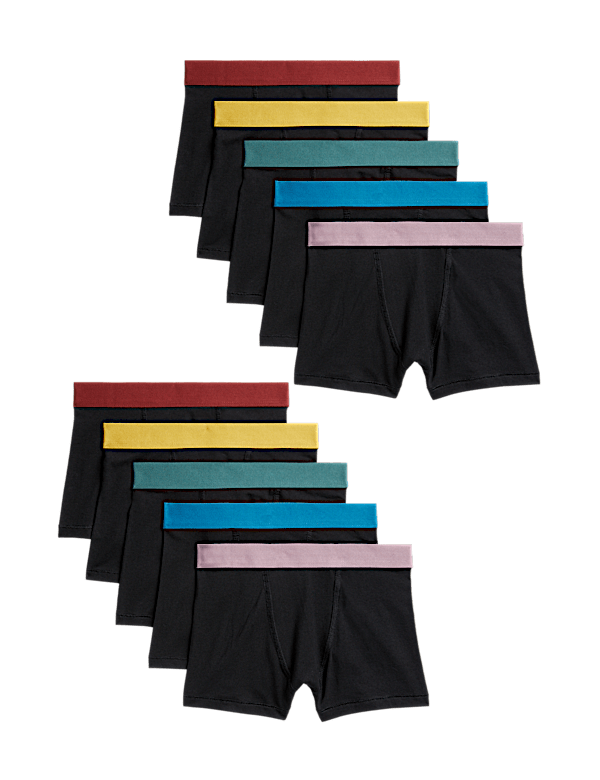 10pk Cotton with Stretch Trunks (5-16 Yrs)