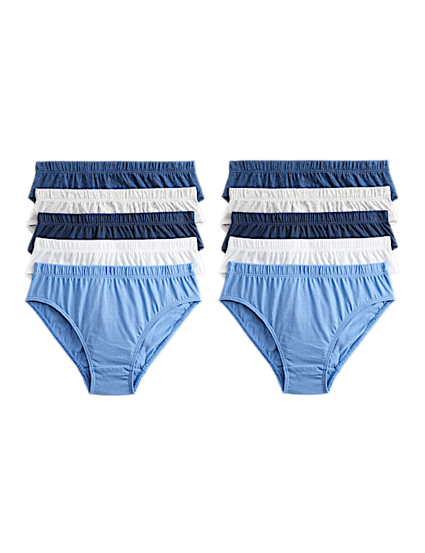 10 Pack Pure Cotton Briefs (2-14 Yrs)