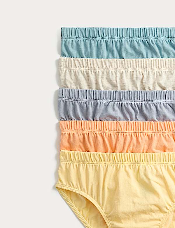 10pk Pure Cotton Core Brights Briefs (2-14 Yrs) - SI