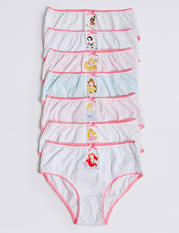 7 Pack Pure Cotton Disney™ Briefs (18 Months - 12 Years)