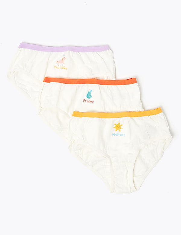 7 Pack Days of the Week Knickers (2-16 Yrs)