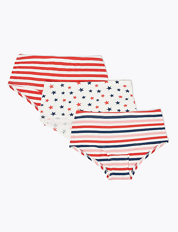 7 Pack Stars & Stripes Shorts (2-16 Yrs)