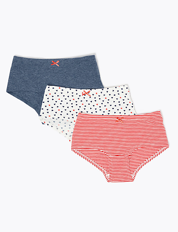 7 Pack Heart Shorts (2-16 Yrs)